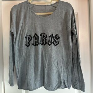 Zadig & Voltaire Gray Paris Tee